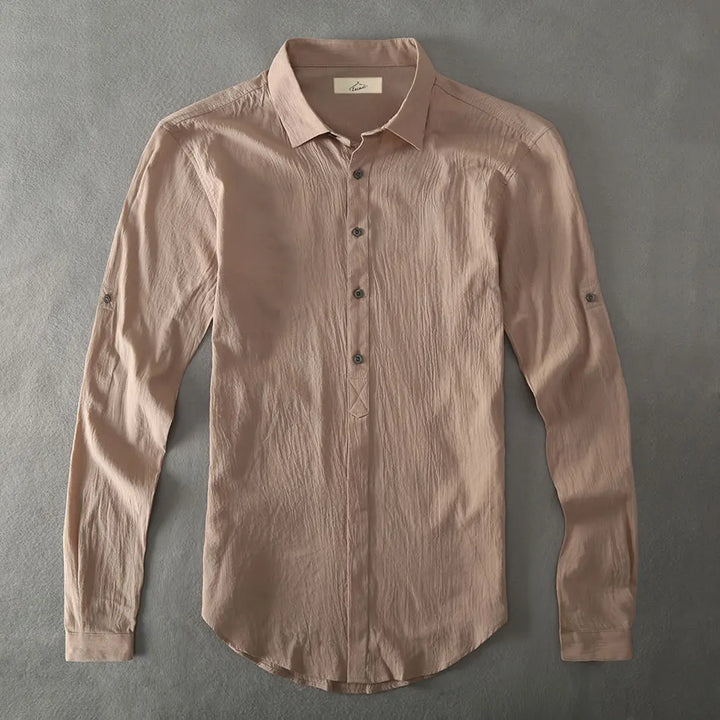 Casual Hawaiian Shirts Men Cotton Linen Designer Brand Slim Fit Man Shirts Long Sleeve White Shirt For Men Clothes Spring Autumn