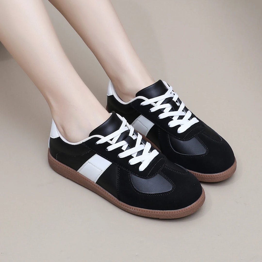 Women’s Casual Breathable Walking Sneakers – Flat Gym Shoes