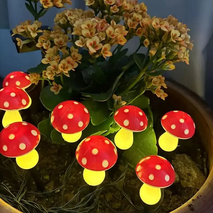 مصباح LED خارجي من SunBright™ لمسار الفطر - 8 أوضاع