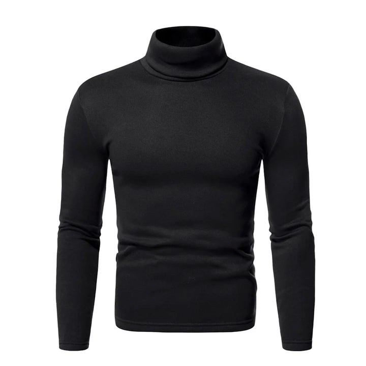 Men Turtleneck Sweater Design Long Sleeve Shirt top
