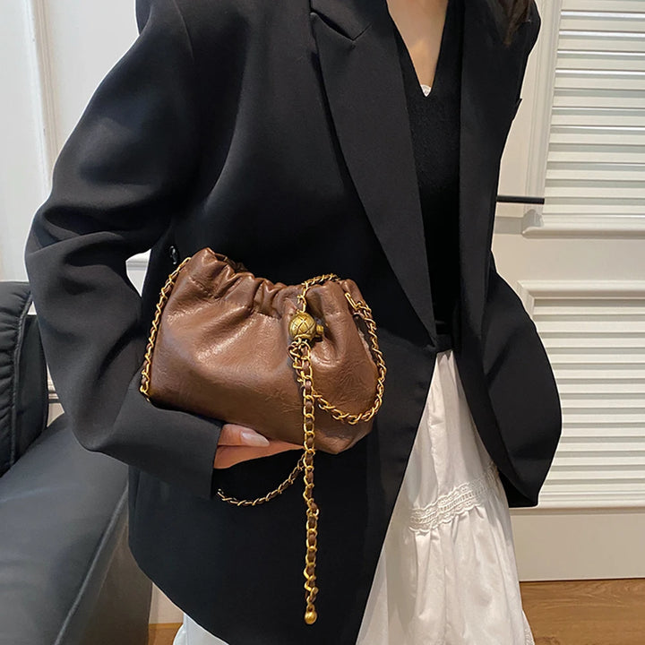 Women’s PU Leather Crossbody Tote Hobo Bag