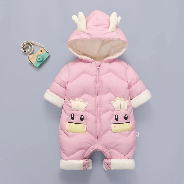 معطف شتوي فاخر للأطفال من أوليكيد™ | بدلة ثلج دافئة للأطفال من عمر 0-2 سنوات
