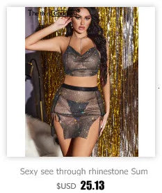 Sexy black White Summer crop top women festival Beach club outfits Party tank top t shirt woman Halter Rhinestones tops topy Hot