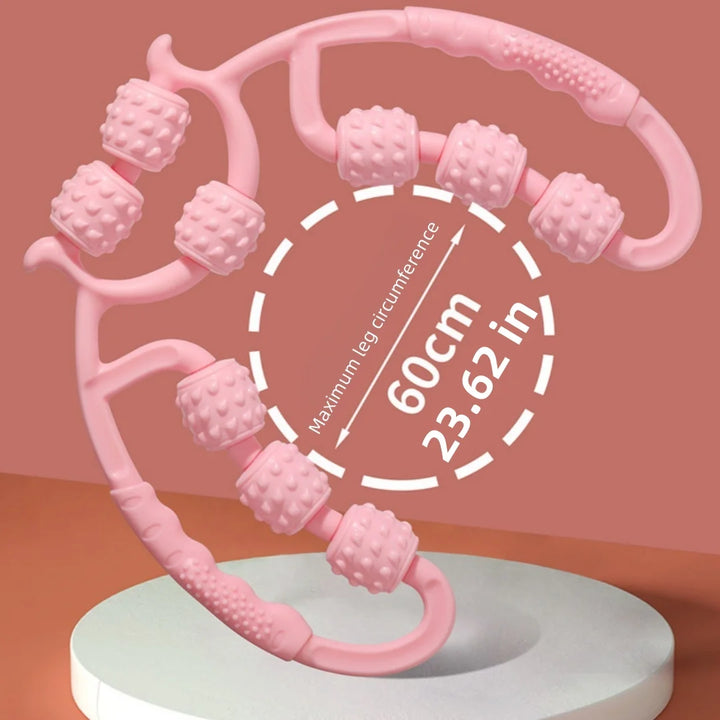 FitRoll™ 9-Wheel Leg Roller – Sports & Fitness Massager