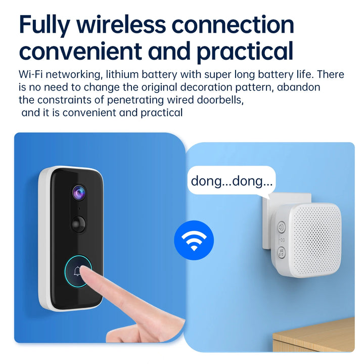 2K WiFi Doorbell™ – Smart Home Video Intercom