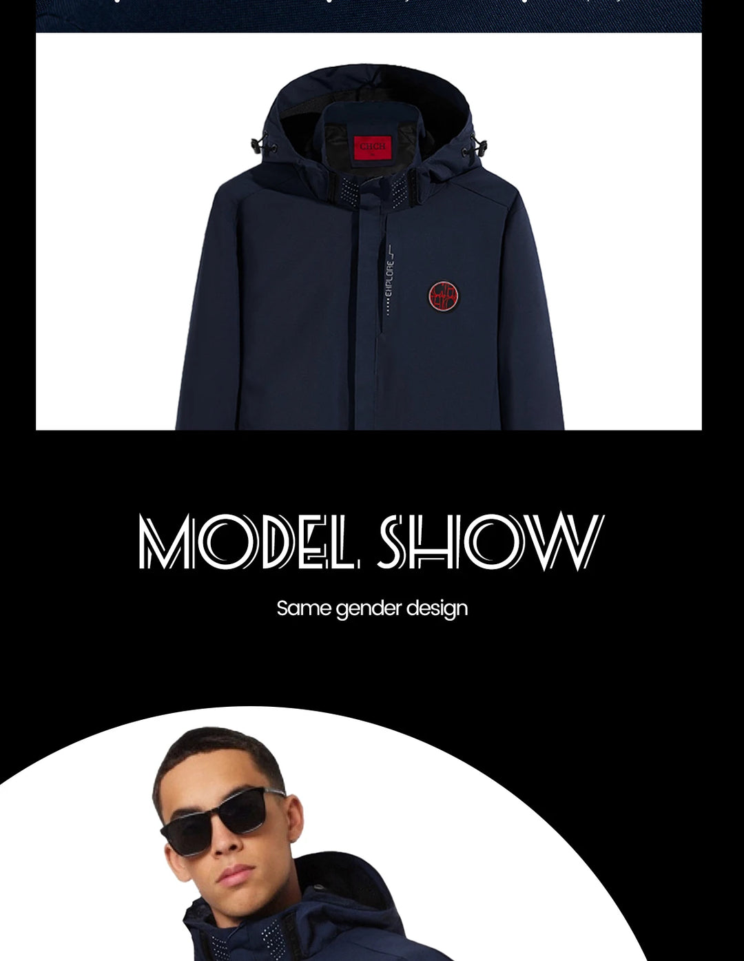 Unisex Interchange Outdoor Jacket – Lightweight Spring Mountaineering Zip Coat