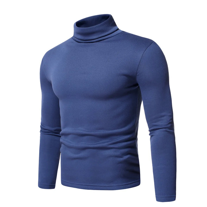 Men Turtleneck Sweater Design Long Sleeve Shirt top