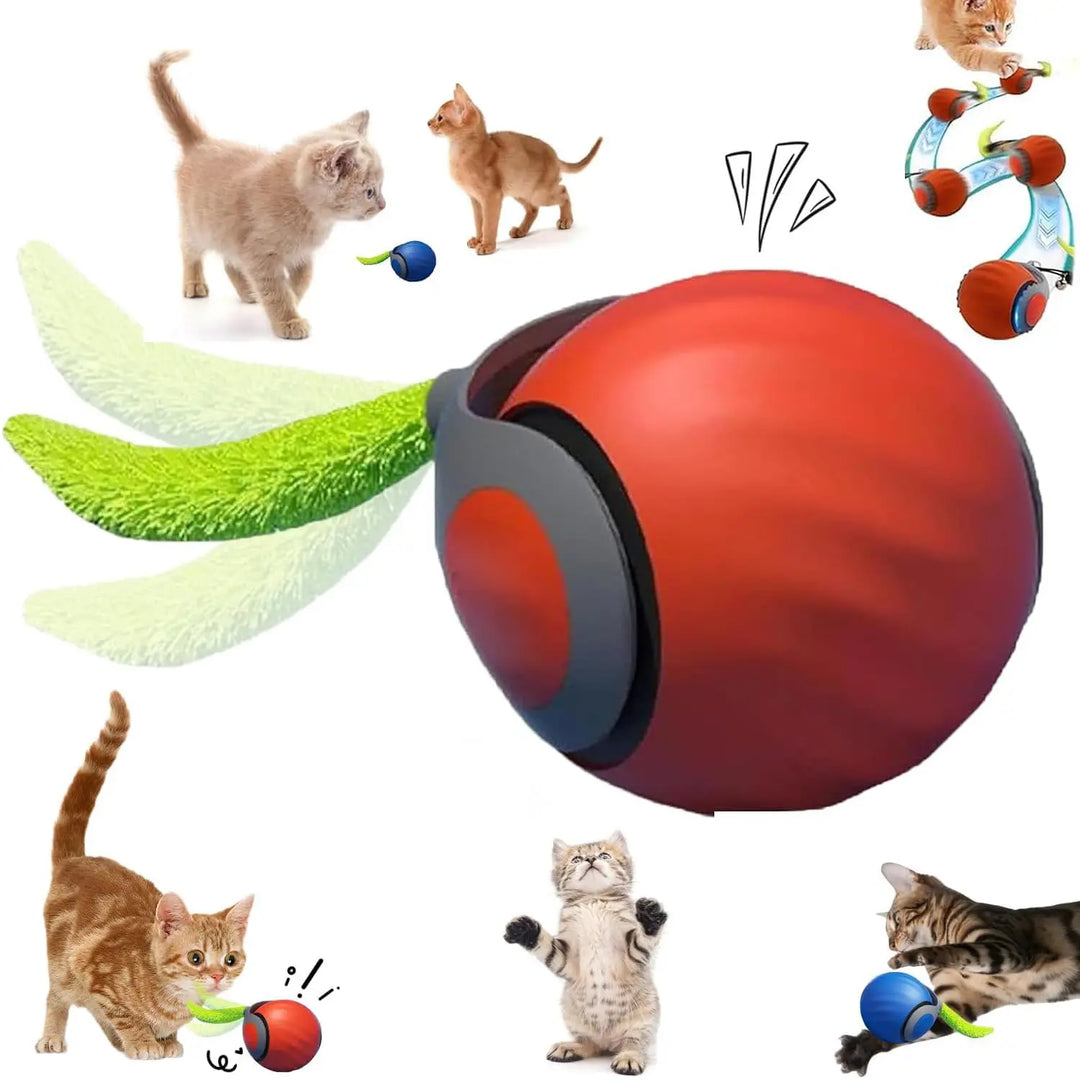 SpeedyTail™ 2-Speed Cat Toy Ball