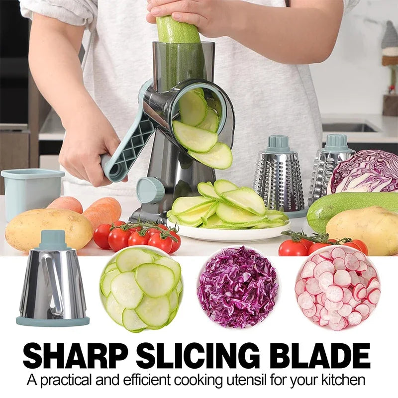 ChefEase™ Rotary Slicer & Grater