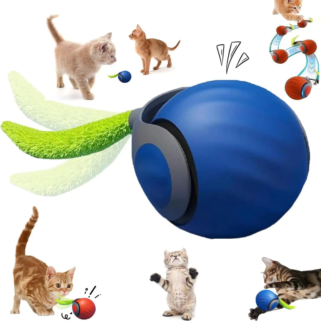 SpeedyTail™ 2-Speed Cat Toy Ball