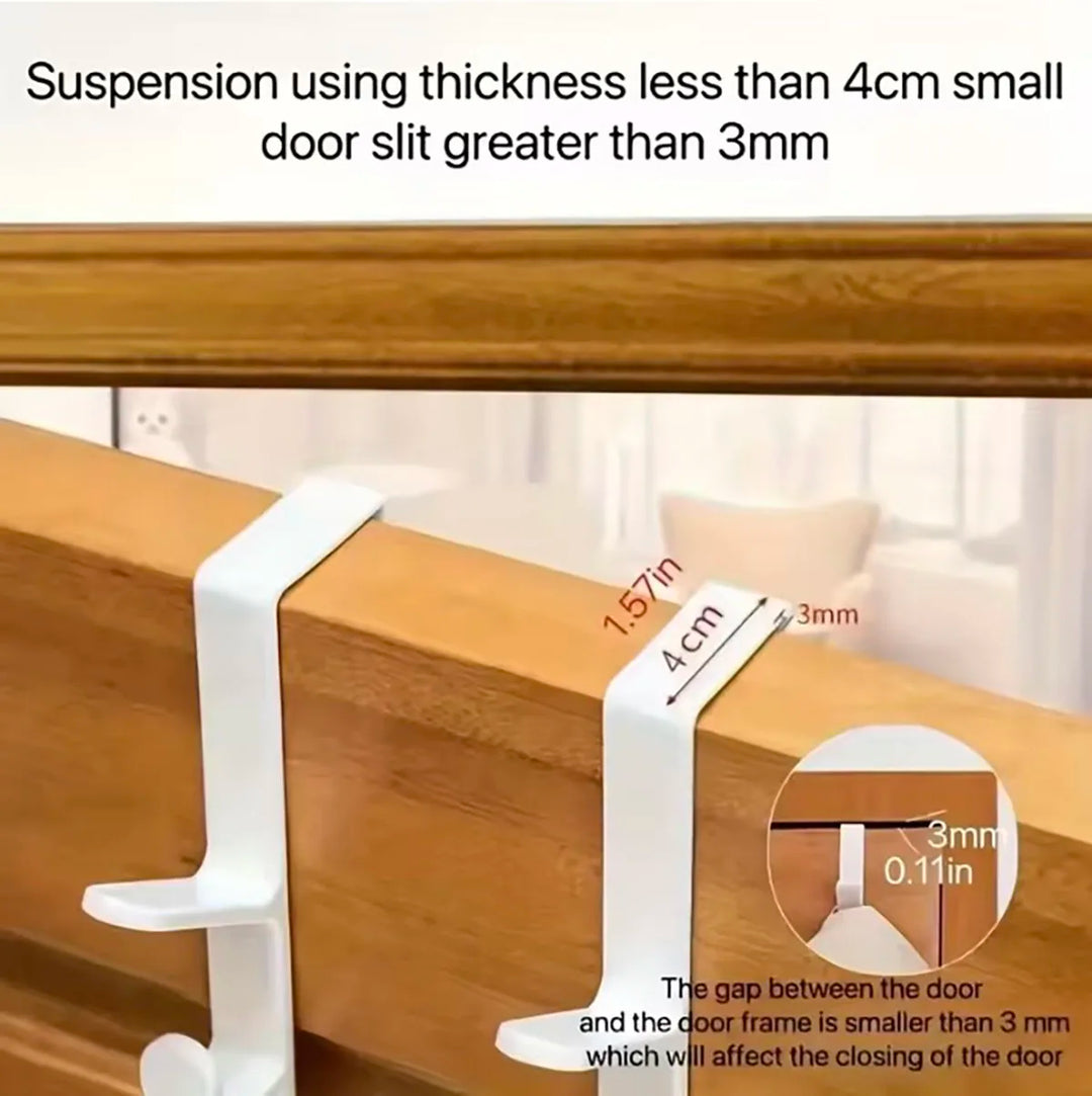 Door-Mounted Clothes & Bag Organizer