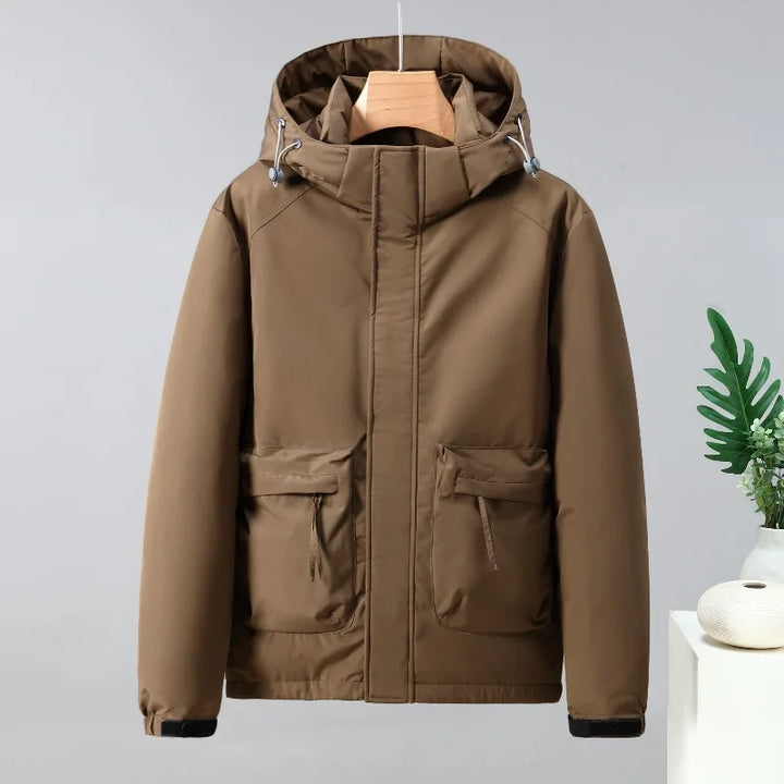 Men’s Outdoor Cycling Fleece Jacket – Lightweight Warm Workwear Coat for Teens