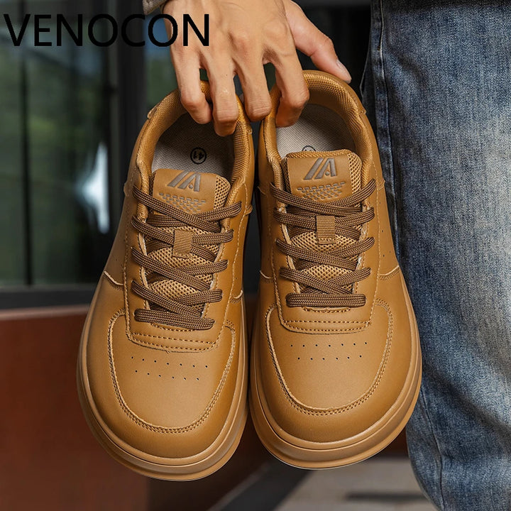VENOCON Minimalist Wide Toe Box Sneakers – Fabric & Leather