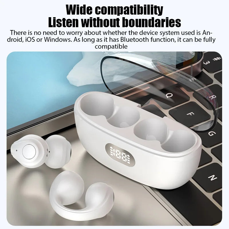 سماعات رأس بتقنية توصيل العظام بتقنية بلوتوث 5.3