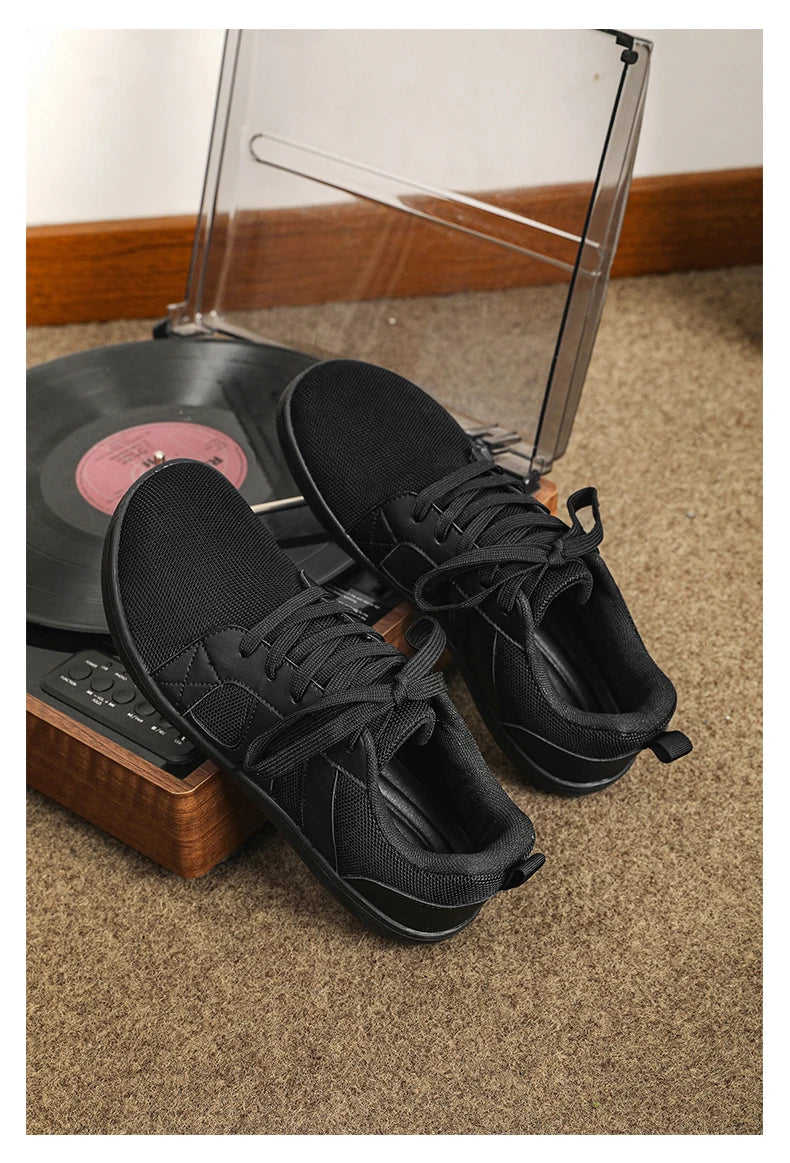 New Minimalist Shoes for Men Wide Toe Barefoot Zero Drop Shoes Casual Breathable Mesh Lightweight Walking Sneakers Man