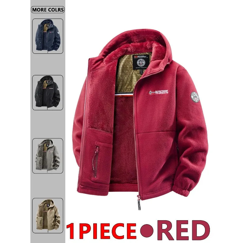 Men’s Hooded Outdoor Jacket – Versatile Autumn & Winter Wear