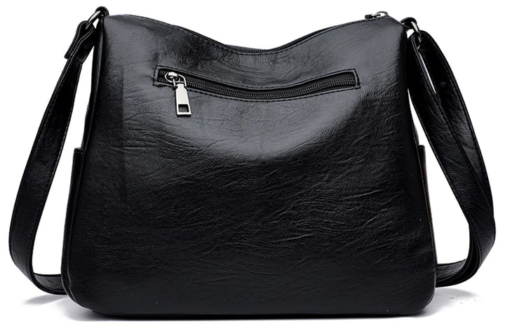 Luxury Women’s Leather Handbag – Multi-Pocket Crossbody & Shoulder Bag 2026