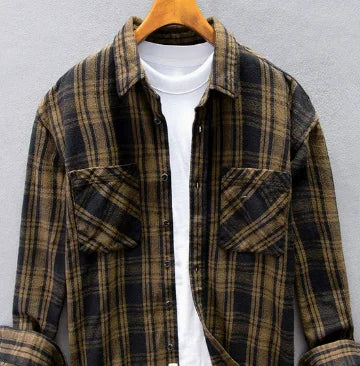 Men's Shirt - Spring/Summer New Style Long-Sleeved Shirt,For Customized Products, Please Contact Us