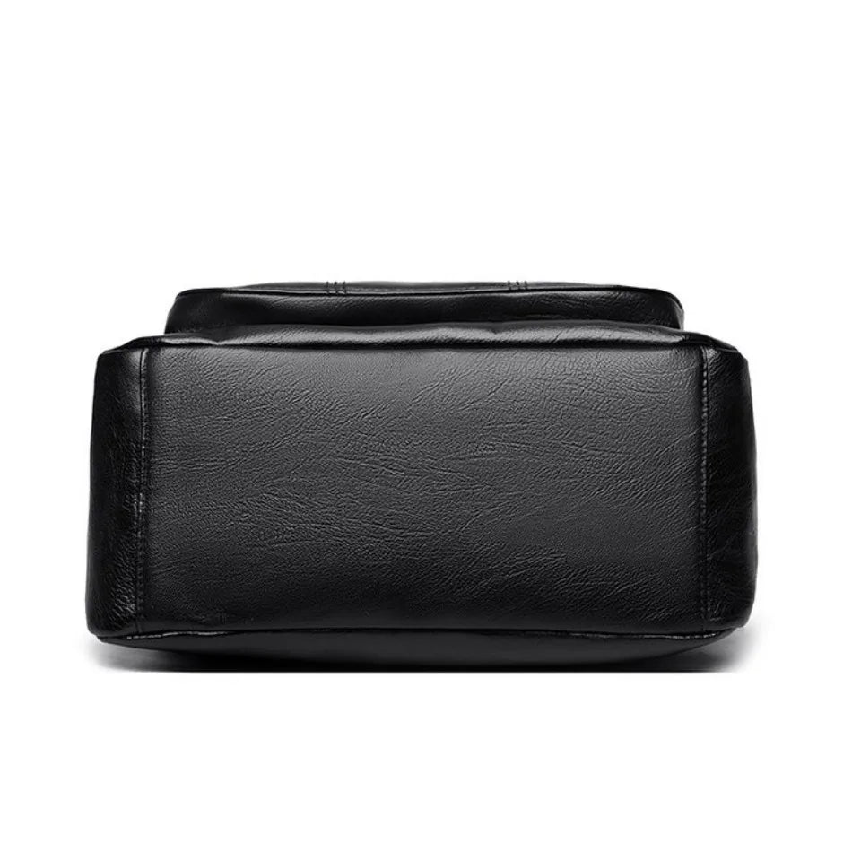 Luxury Women’s Leather Handbag – Multi-Pocket Crossbody & Shoulder Bag 2024