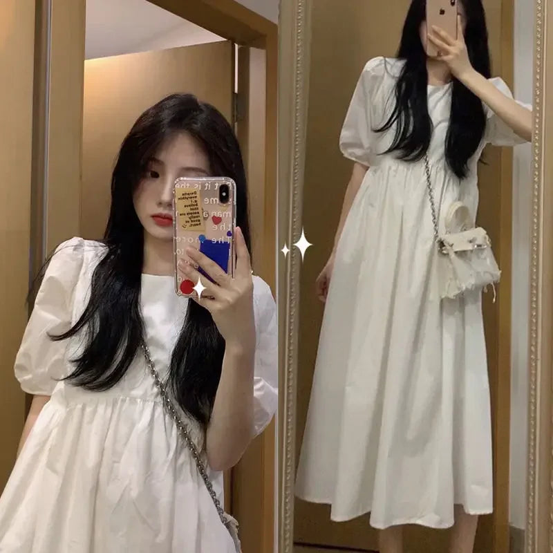 Female Dresses 2025 Midi White Clothing Women's Dress Cheap Casual One-piece Hot Xxl Chic and Elegant Pretty Vintage Harajuku X