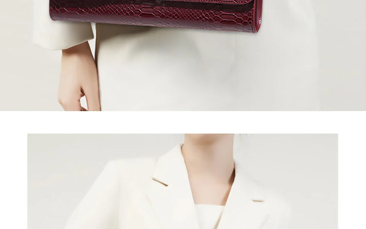 Women’s Leather Clutch & Evening Handbag – Crossbody & Shoulder Bag