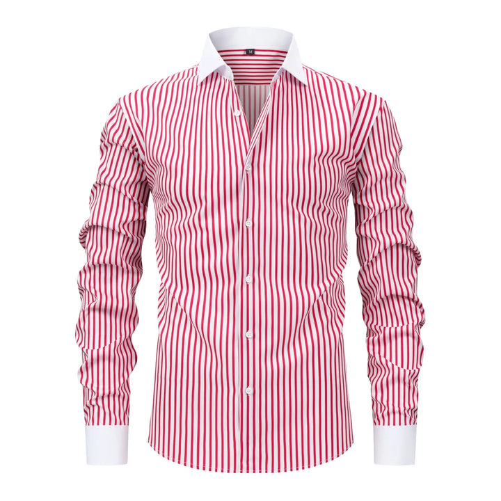 Summer Best-selling Men's Long-sleeve Button-down Shirt, No Ironing and Anti-Crease Properties Suitable for Daily Casual Wear