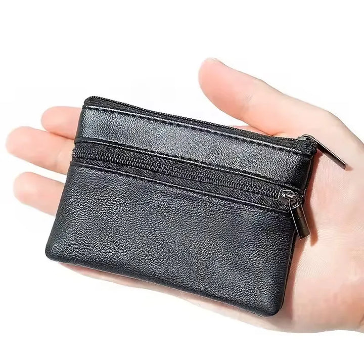Leather Coin Purse & Mini Wallet for Men, Women & Kids