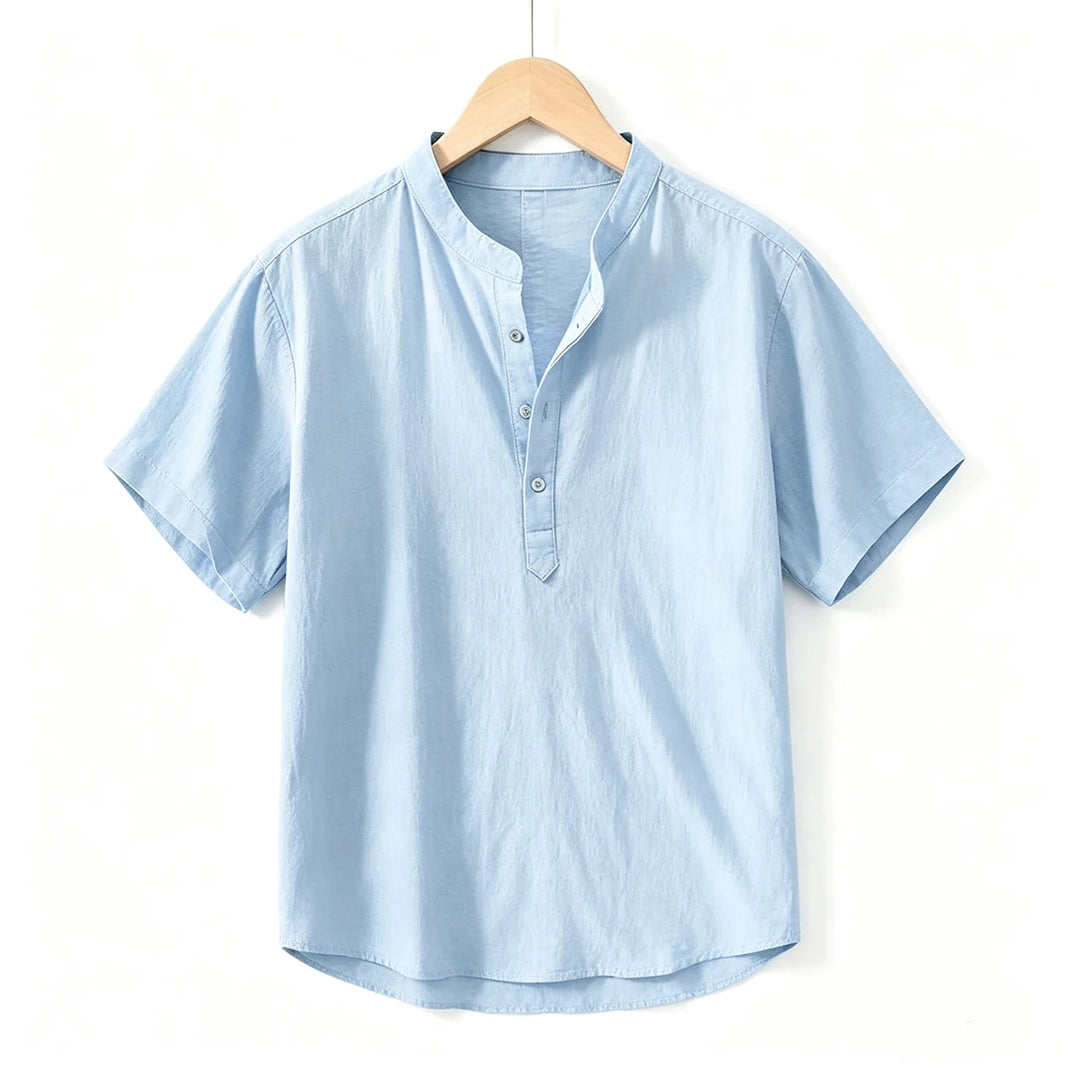 Linen Shirt Men Brief Breathable Comfy Solid Color Long Sleeve Loose Harajuku Casual Blouse Hawaiian Shirt Camisa Masculina 2022