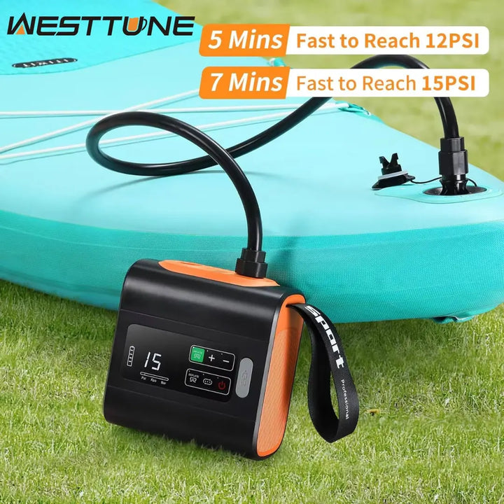 WESTTUNE™ Portable Air Pump – Wireless Inflator for Mats