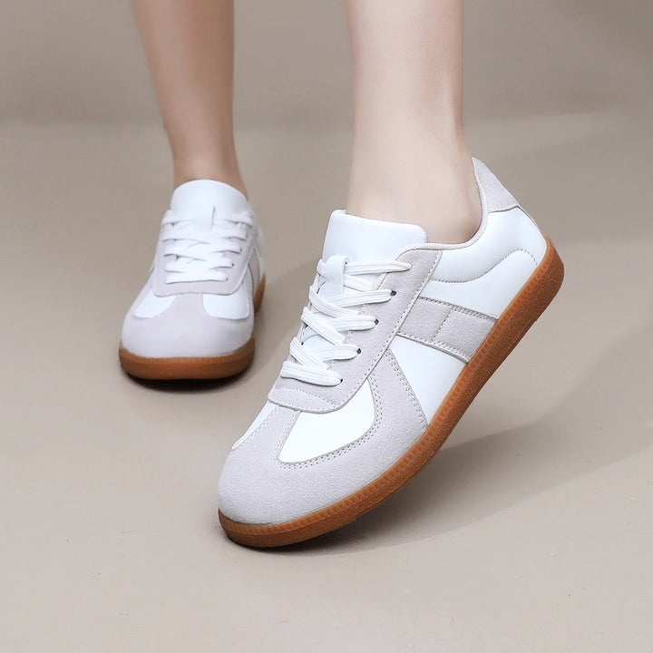 Women’s Casual Breathable Walking Sneakers – Flat Gym Shoes