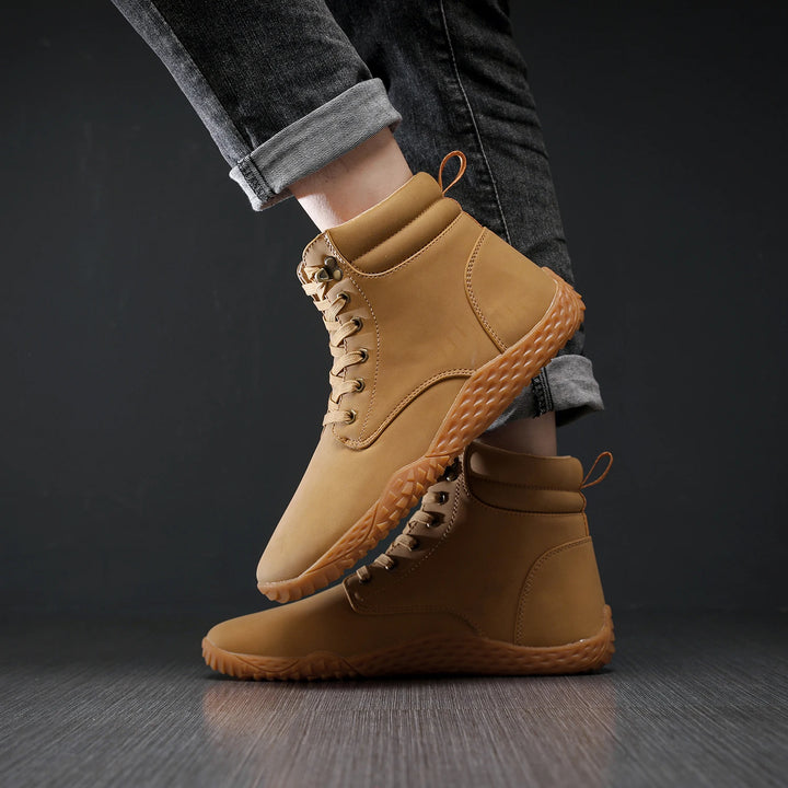 Men’s Wide Barefoot Shoes – Minimalist Outdoor Trail Running & Walking, Water-Resistant Non-Slip