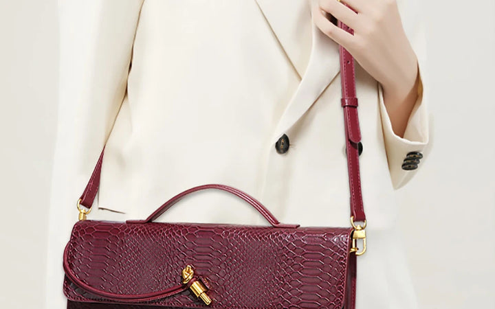 Women’s Leather Clutch & Evening Handbag – Crossbody & Shoulder Bag