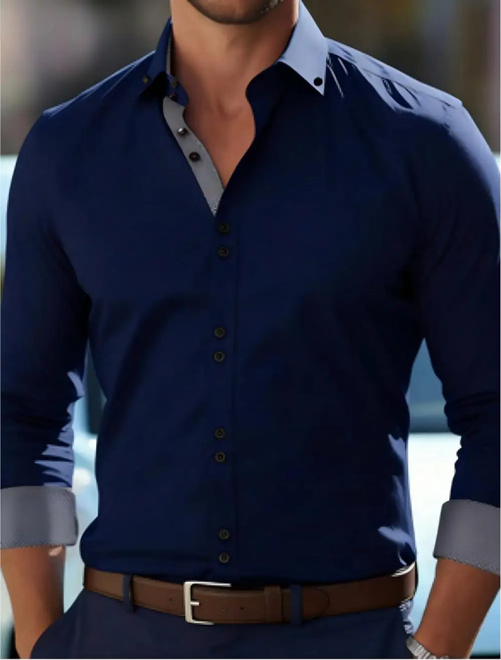 New Casual Men's Shirts Are Fashionable and Elegant, Suitable for Outdoor Wear, Flat Shirts, and Fashionable and Elegant Summer