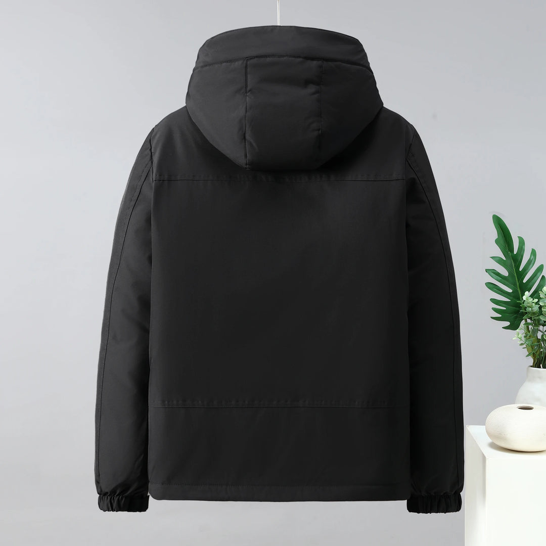 Men’s Outdoor Cycling Fleece Jacket – Lightweight Warm Workwear Coat for Teens