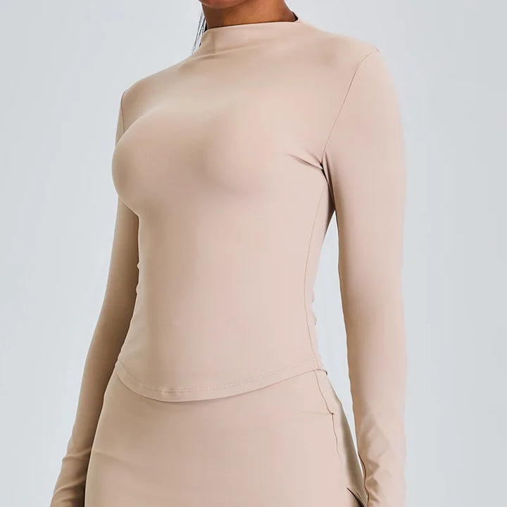 Yoga Shirts For Women Long Sleeve Fitness Long Sleeve Running Gym Clothes Workout Dry Fit Breathable High Elastic Sports Top