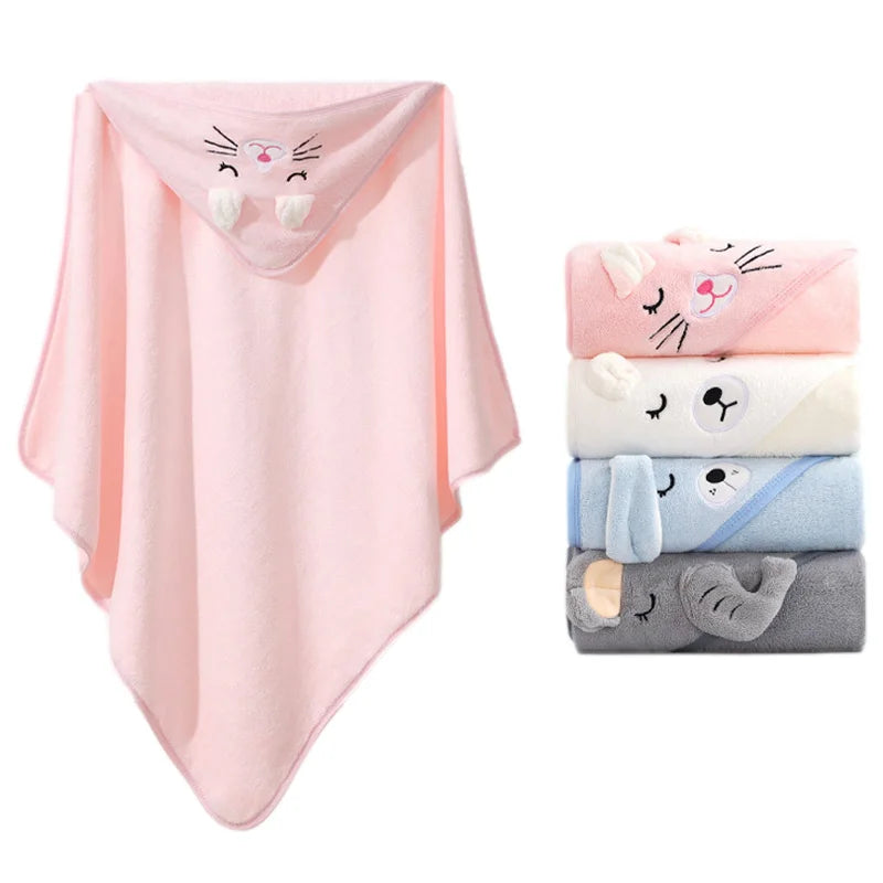 TinyTails™ Soft Hooded Baby Towel