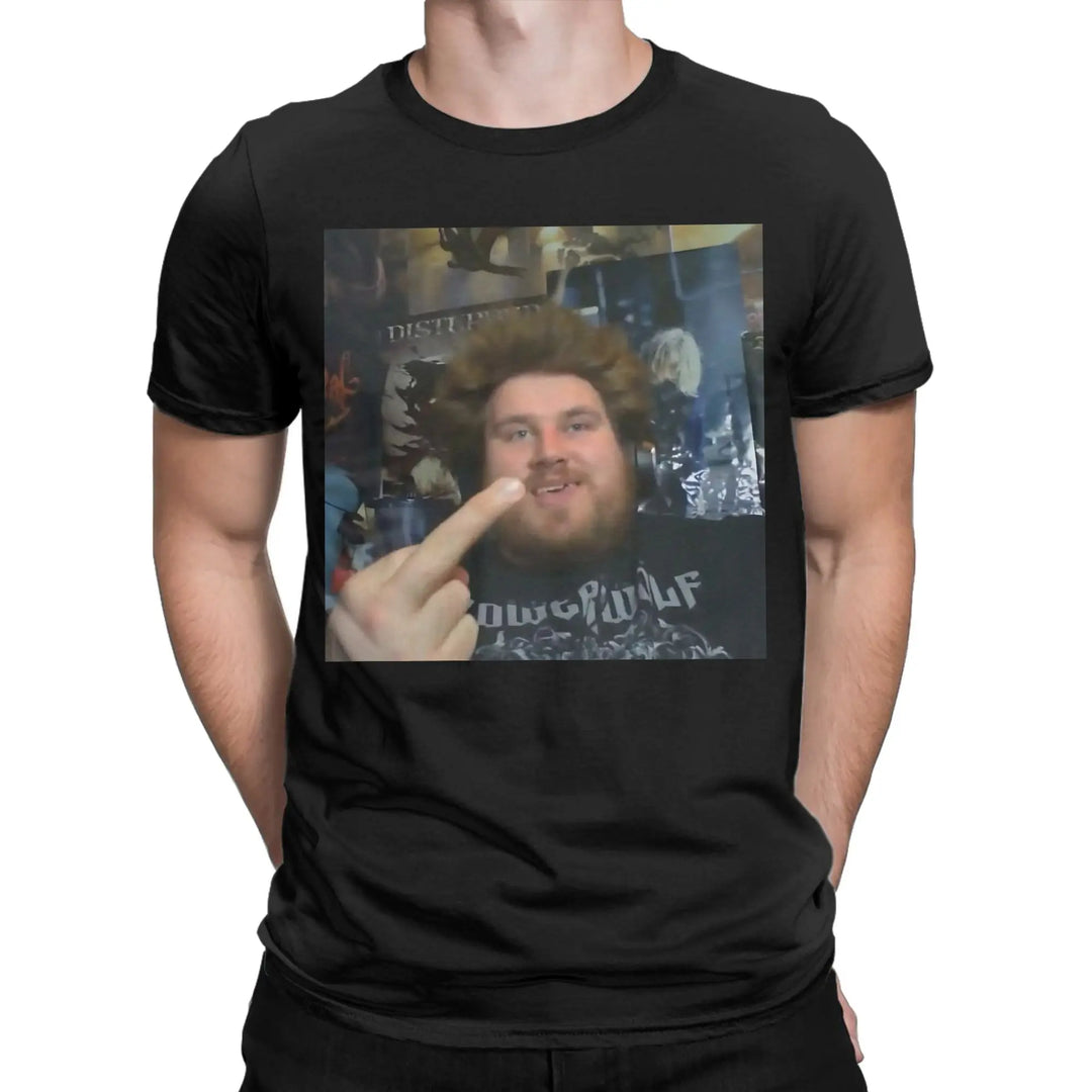 Men T-Shirts Funny Rainer Winkler Drachenlord Novelty Cotton Tee Shirt Short Sleeve  T Shirts O Neck Clothing Printed