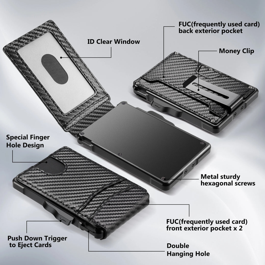 CompactPro™ Men’s Wallet Slim, RFID, 9-13 Cards