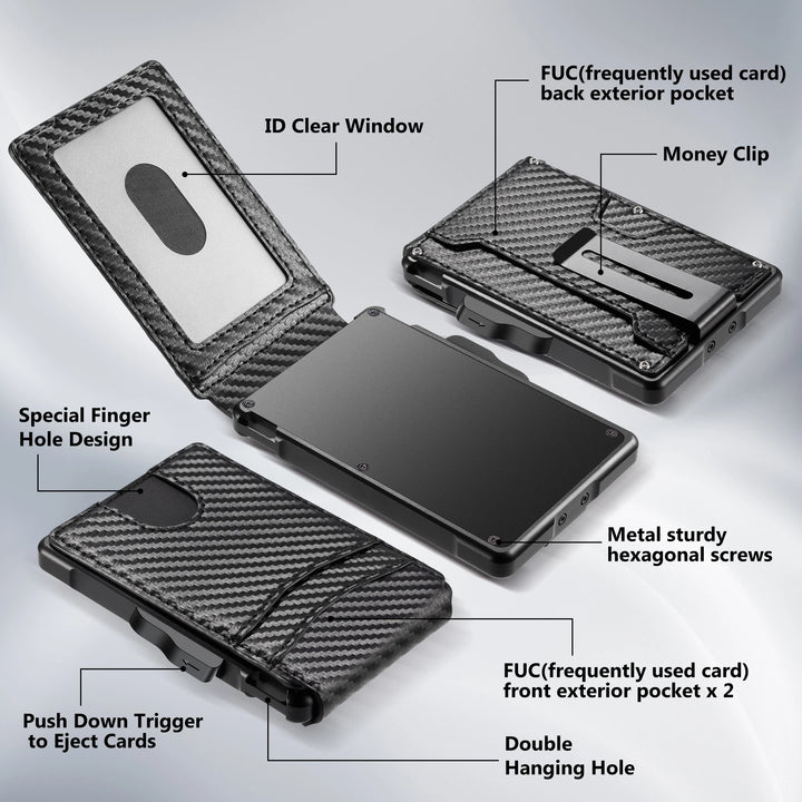 CompactPro™ Men’s Wallet Slim, RFID, 9-13 Cards